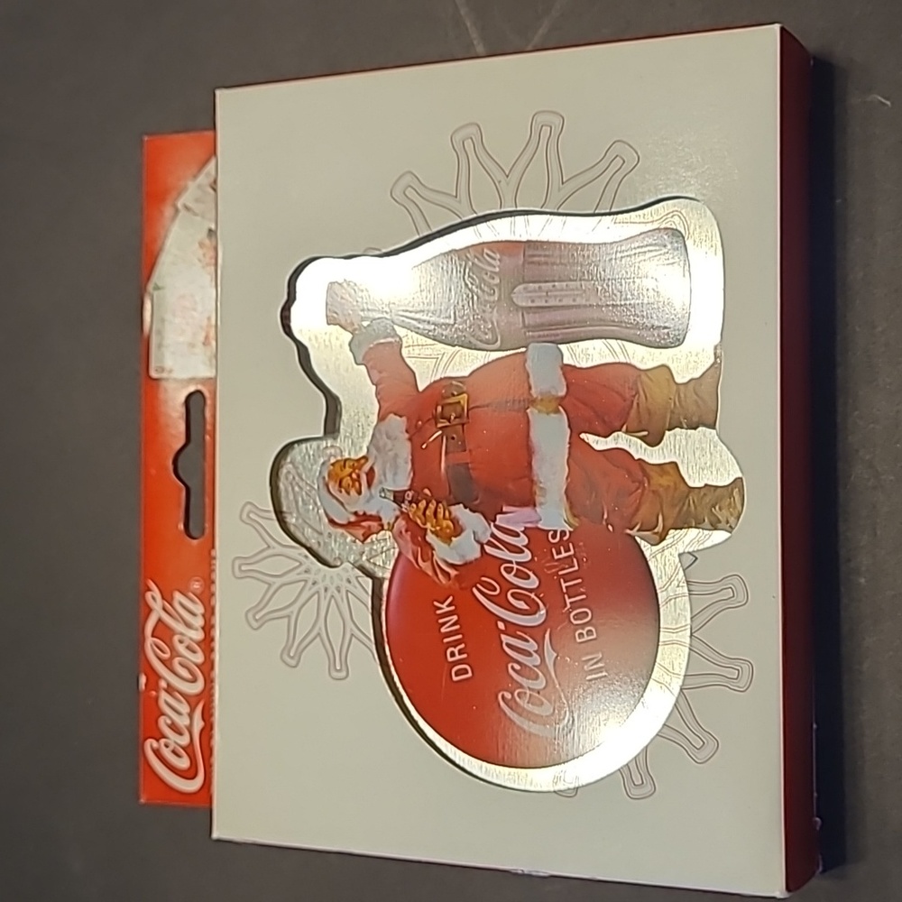 🎅Coca Cola 2008 Nostalgia Santa Playing Cards in Tin Box N